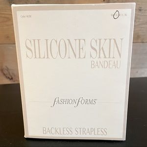 Fashion Forms Silicone Skin Bandeau Sticky Bra Sz S